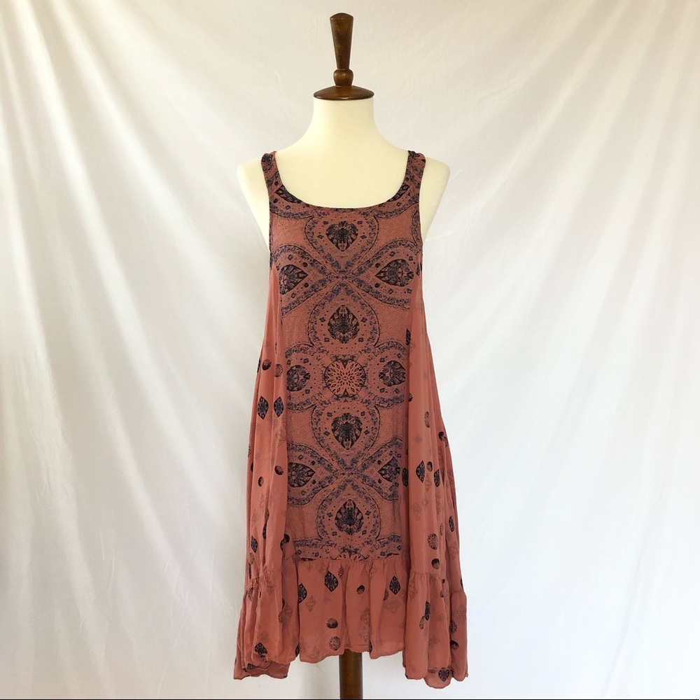Free People Mauve Flowy Dress